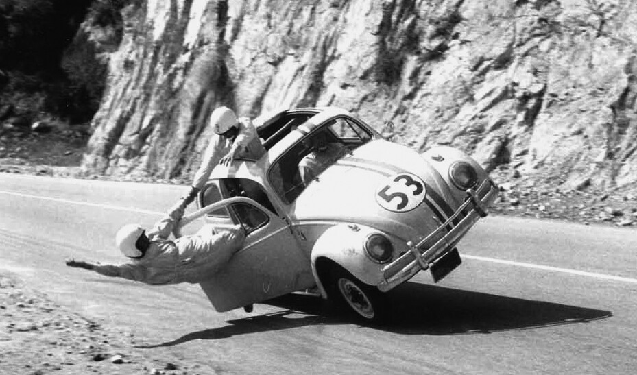 Herbie showing off during Herbie goes to Monte Carlo