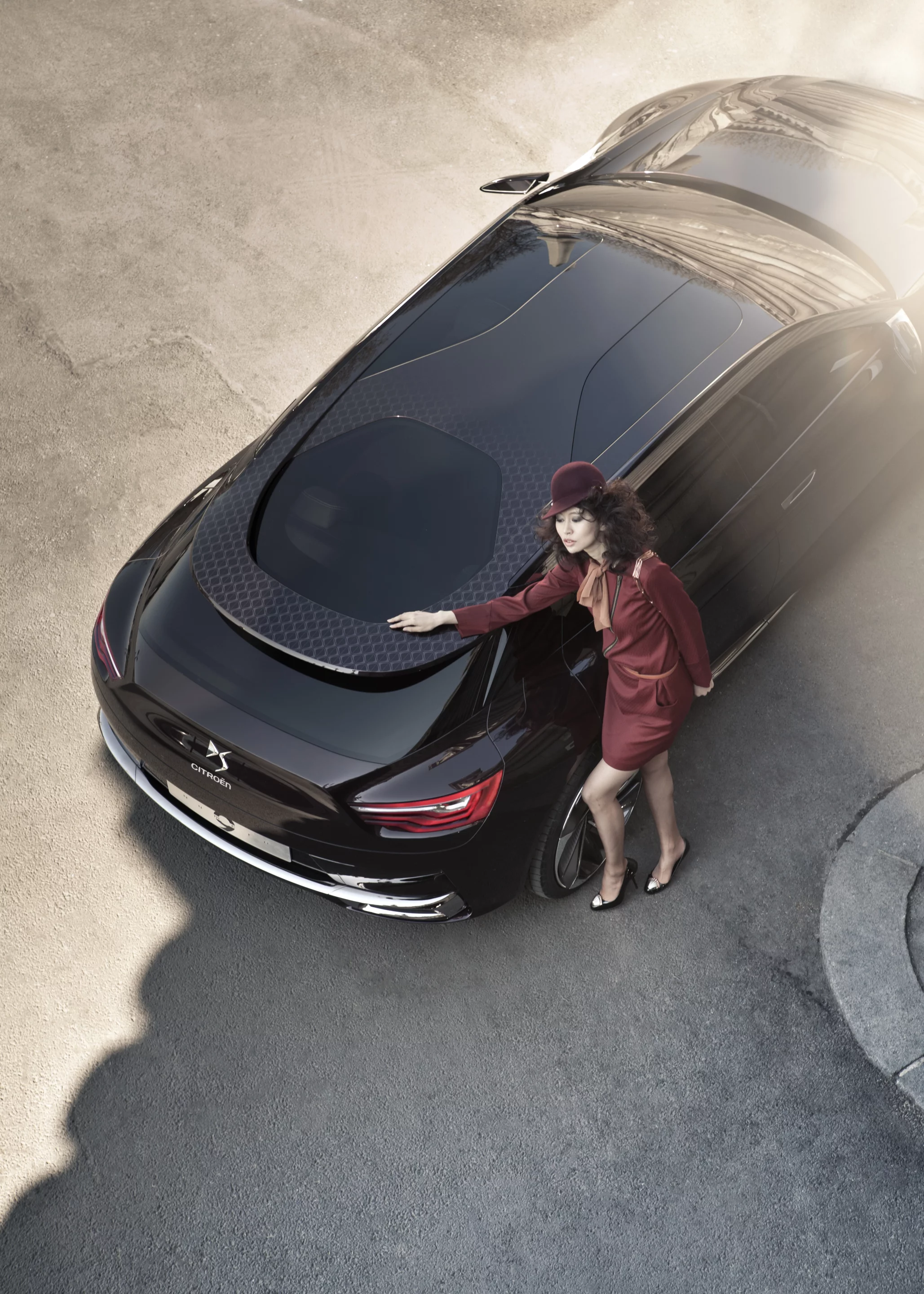 The roof of the new Citroen lets in plenty of light.