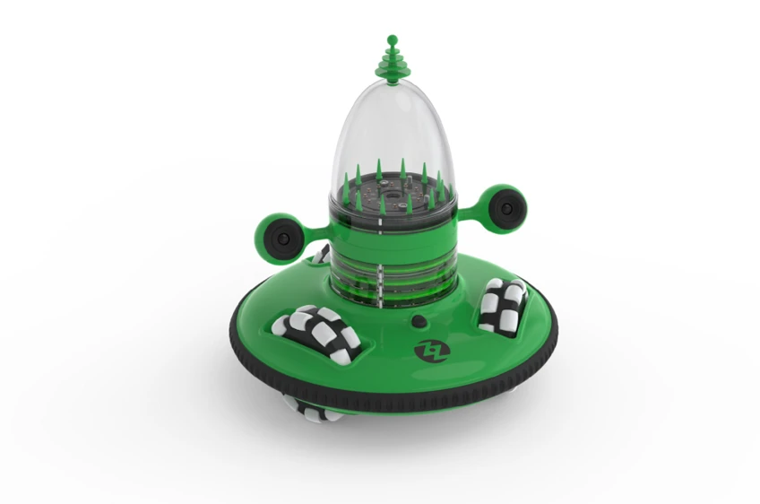 Possible customiztions for ZoZbots include a claw for interacting with objects, a camera for a first-person view of the action and a projectile device for firing at things