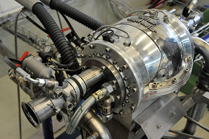 Kugel motor prototype under testing