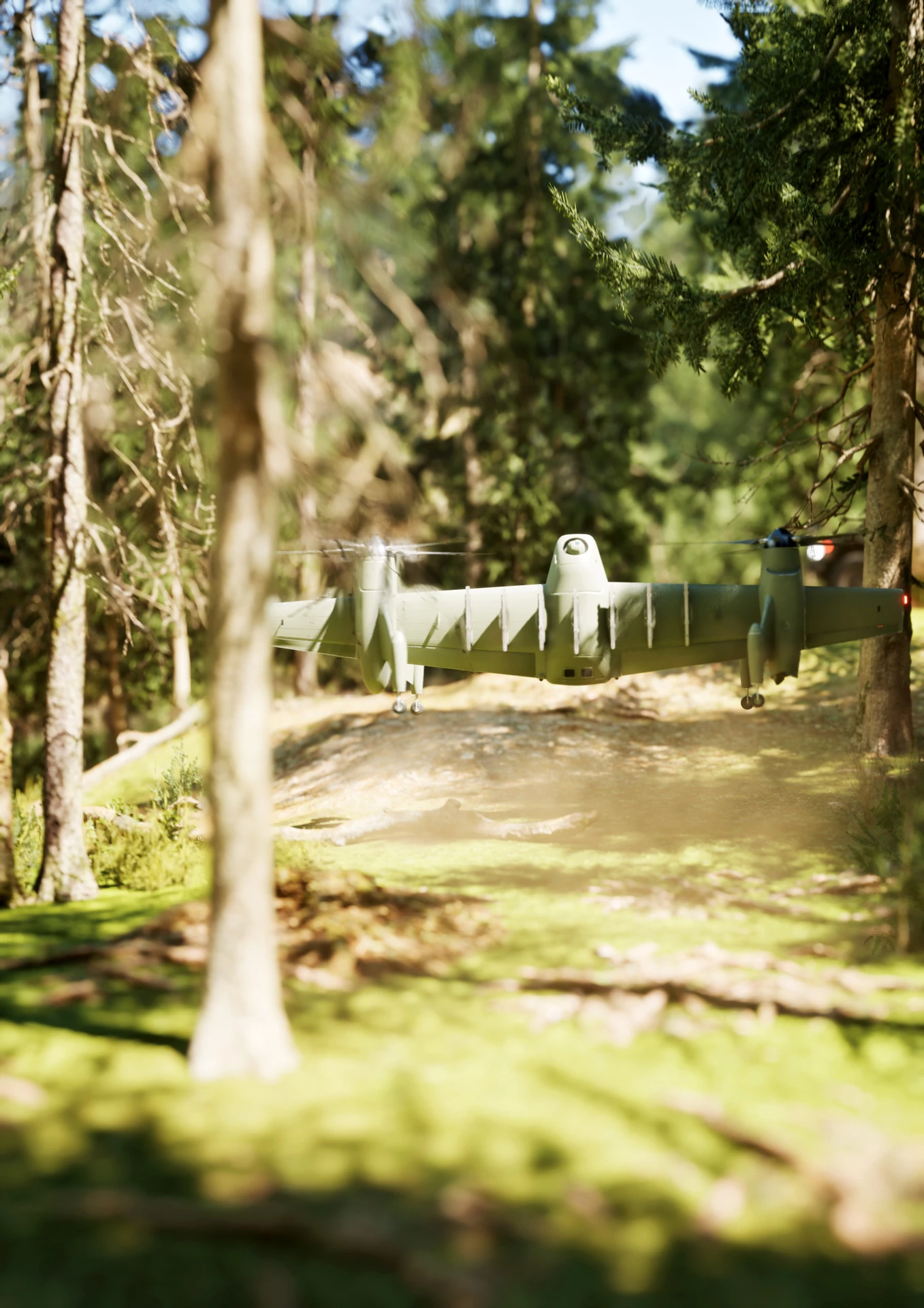 Nomad is designed to operate in areas without runways
