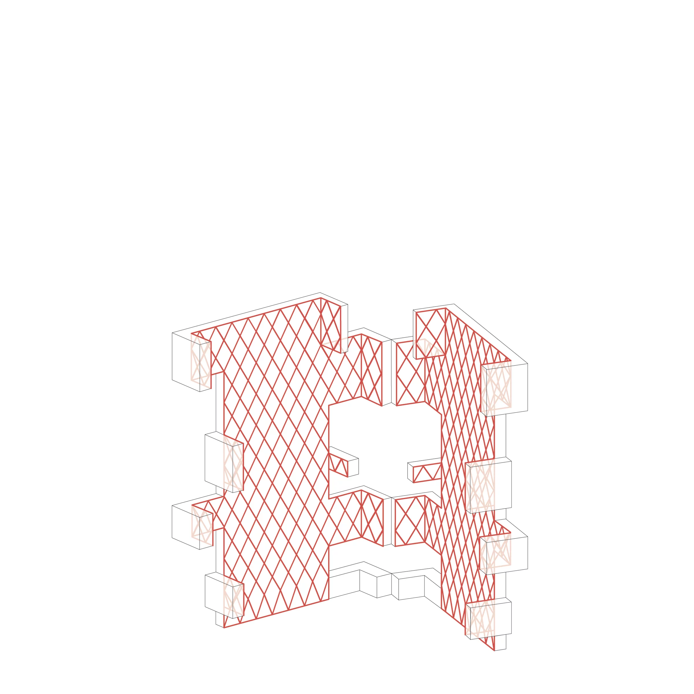 The main design feature that increases the spaciousness and airiness that will bring light into the space is the enormous light well the descends vertically through the building