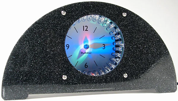 The Bulbdial Clock - an electronic take on an ancient timepiece.