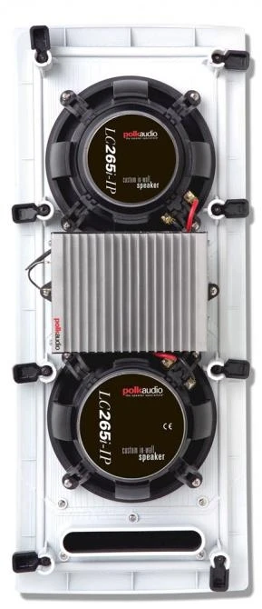 The rear of Polk's LC265i-IP