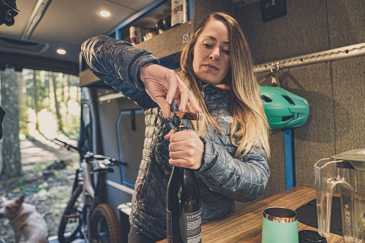 The Armbar Cork is built around a waiter's corkscrew with foil cutter but also includes several other tools