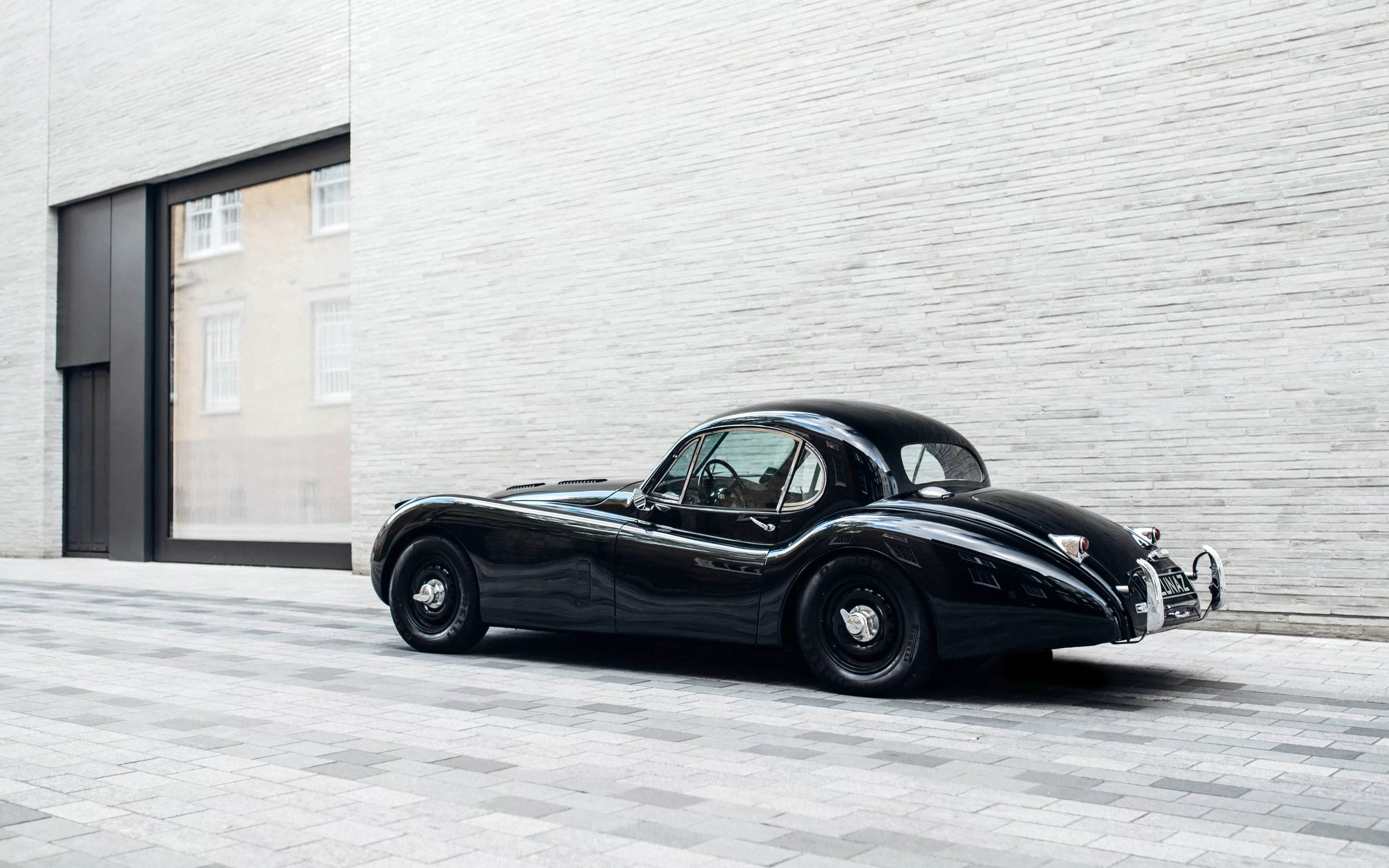 Lunaz' 1953 Jaguar XK120, with an 80-kWh battery pack, is currently in testing