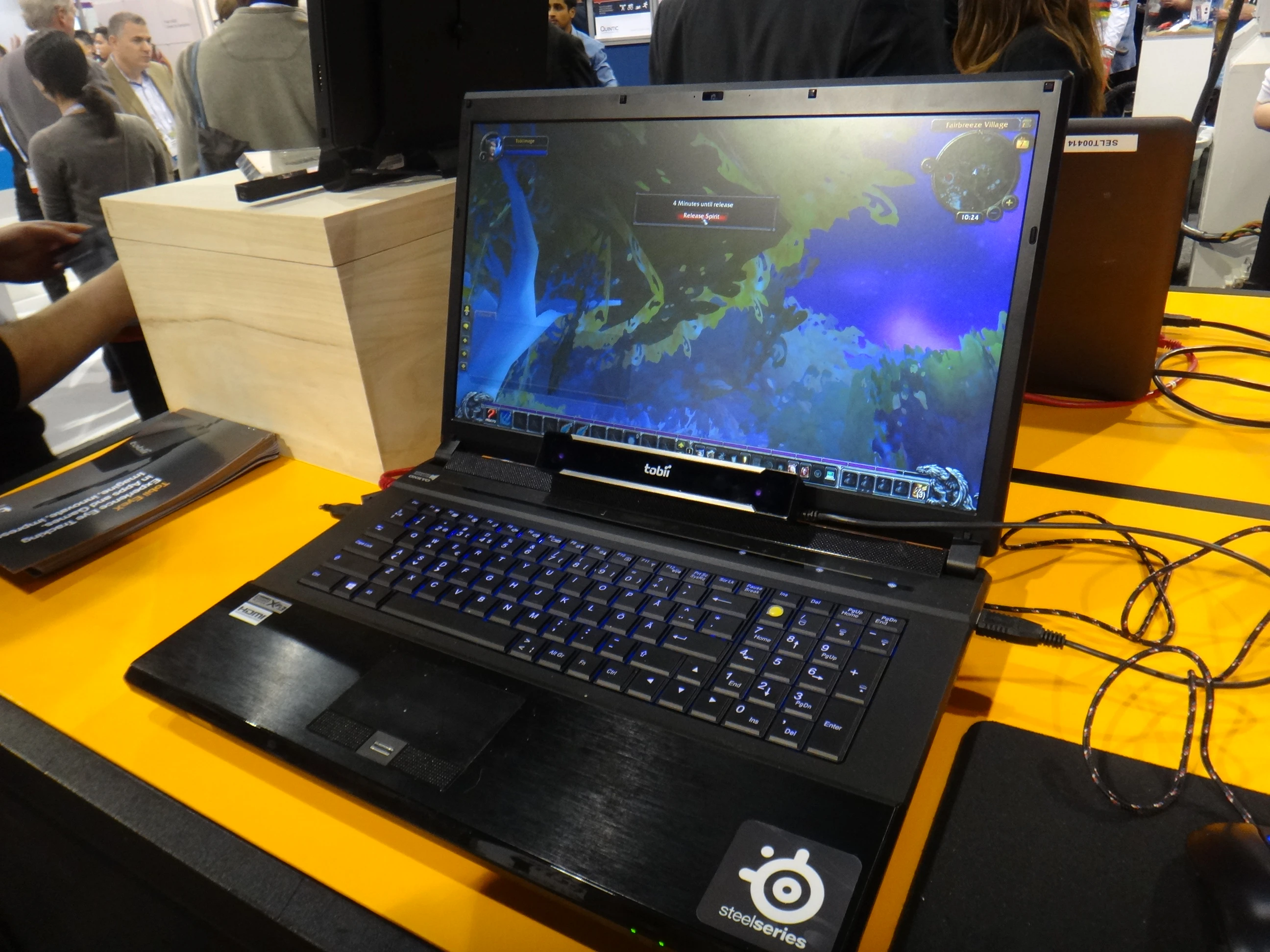 Tobii CEO Henrik Eskilsson says the eye tracker isn't meant as a replacement for the mouse and keyboard so much as an alternative that could add a new dimension of control