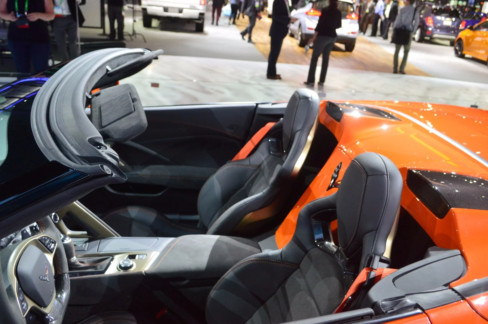 Noteworthy features of both the ZR1 coupe and convertible include a 7-speed manual gearbox, with an 8-speed paddle shift automatic available as an option