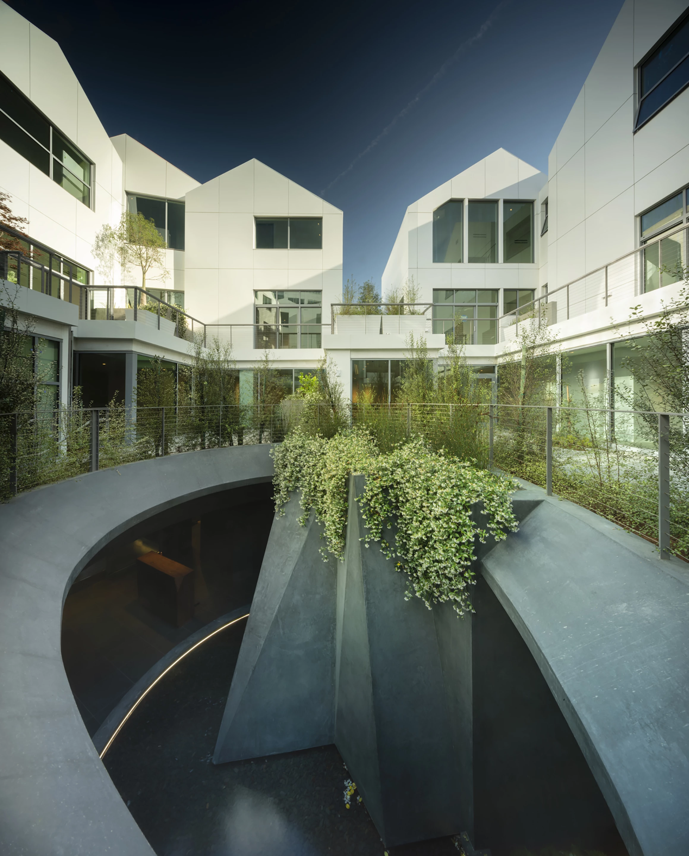 Gardenhouse's central courtyard is conceived as a meeting place for residents