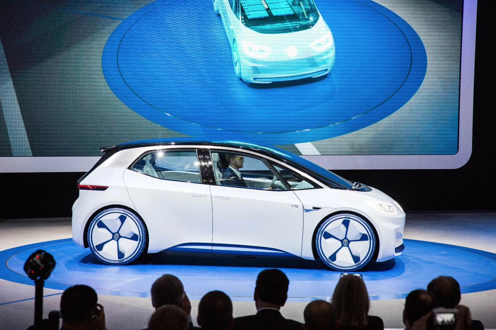 The Volkswagen ID is the same size as a Golf on the outside