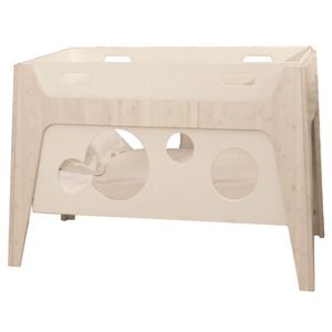 Castor & Chouca's Soleil convertible baby bed starts life as a cradle and ends up as a junior desk