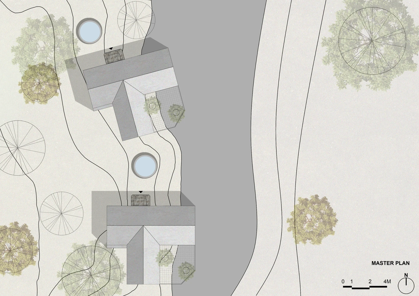 Forest House site plans by D12 Design
