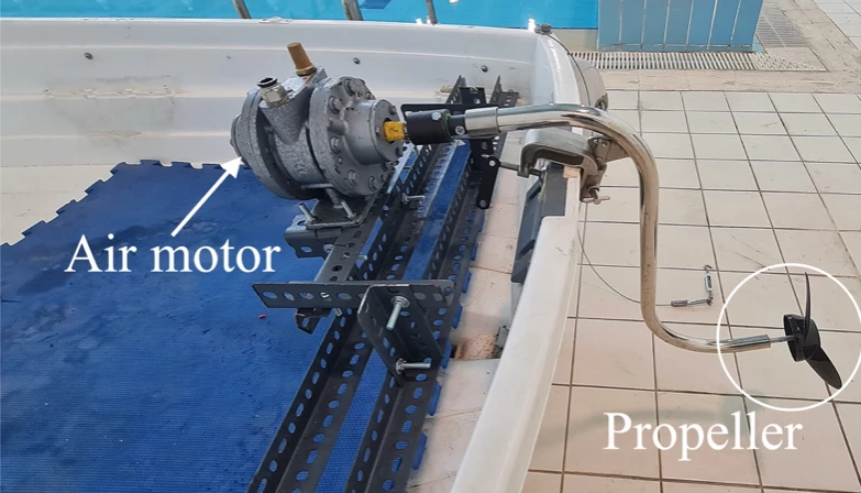 A closer look at the pneumatic drive system