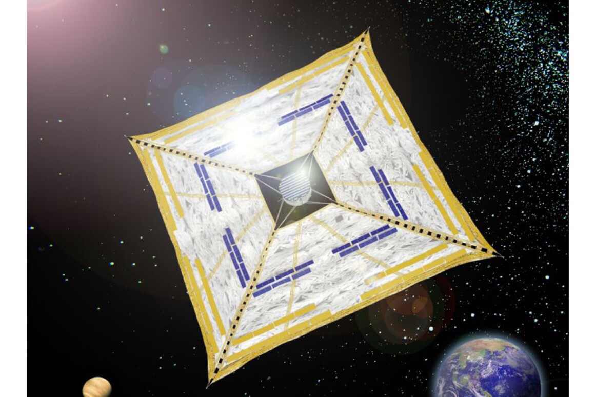 First solar powered spacecraft successfully launched