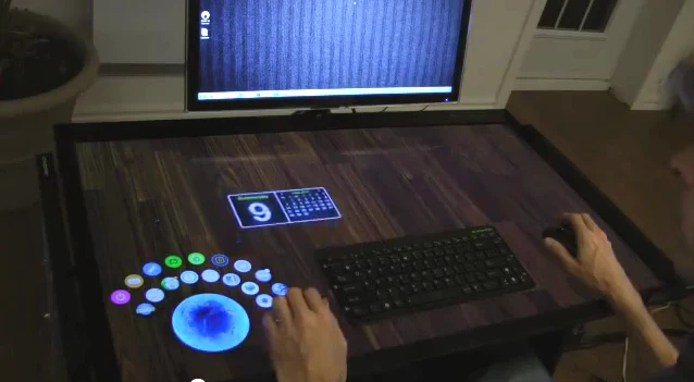 ExoPC has posted a video of its new 40-inch multi-touch desk on YouTube