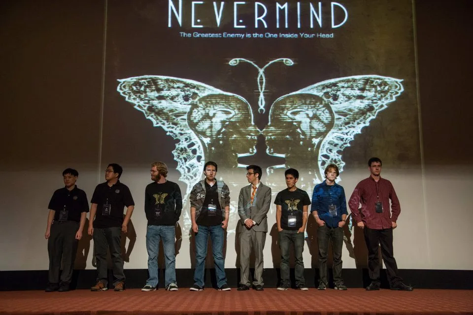 A photo of the team. From left to right Sam Woo, DuckSoo Choi, Cameron Donley, Andres Ramirez, Erick Moen, Don Nguyen, Konstantin Brazhnik, and Jesse Busch (Photo: Jerry Lin)
