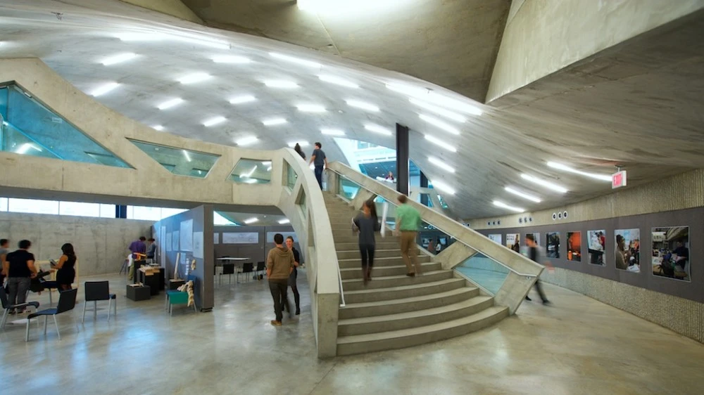 Educational category winner: Milstein Hall, Cornell University, Ithaca, New York - interior view (Photo: Matthew Carbone)