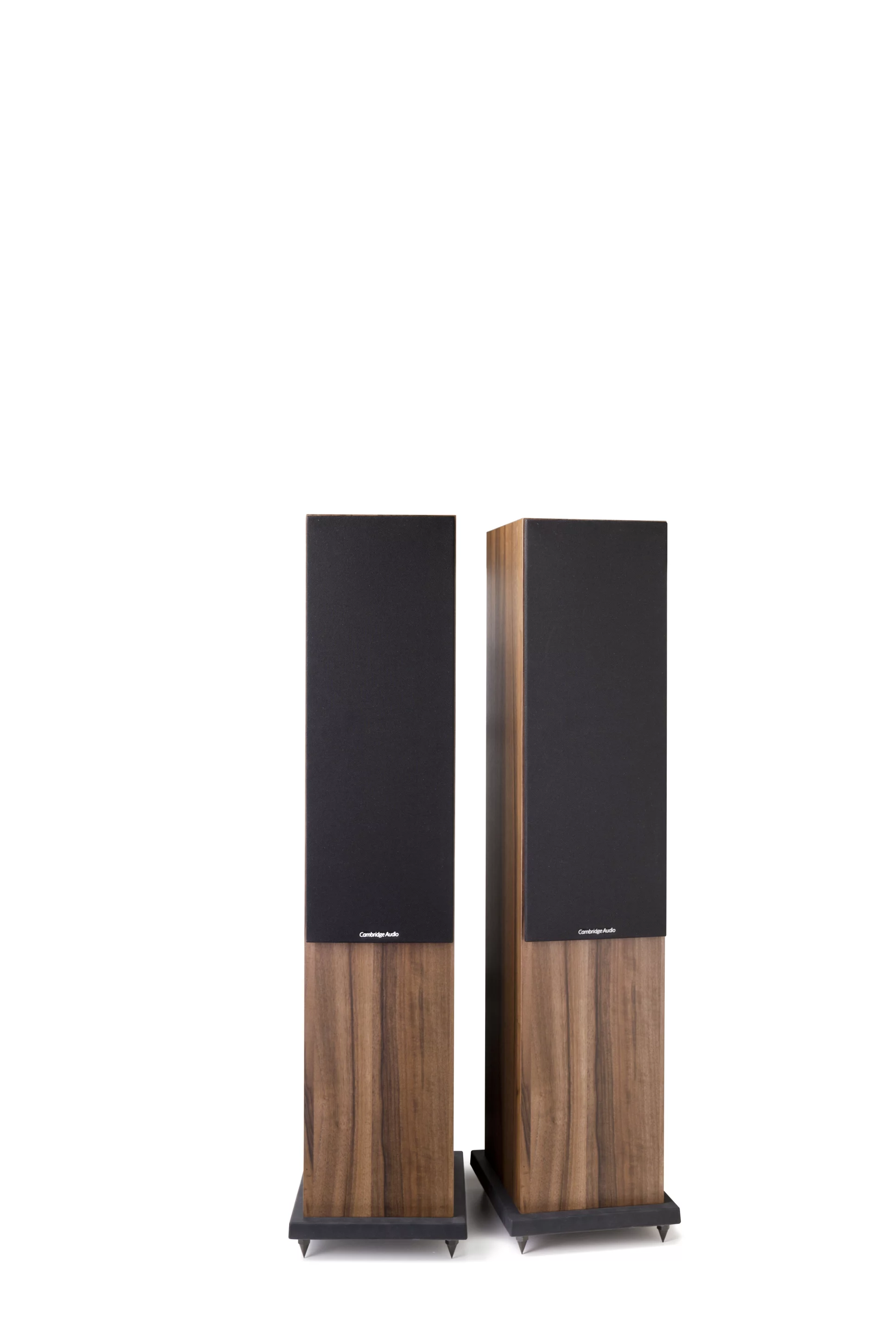 The Aero floor-standing speakers, each with one 2.25-in BMR driver, two 6-in custom cone subwoofers and bass porting to the front