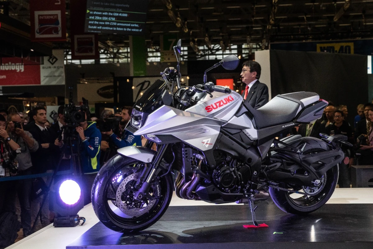 Suzuki reveals the 2019 Katana at Intermot 2018 in Cologne, Germany
