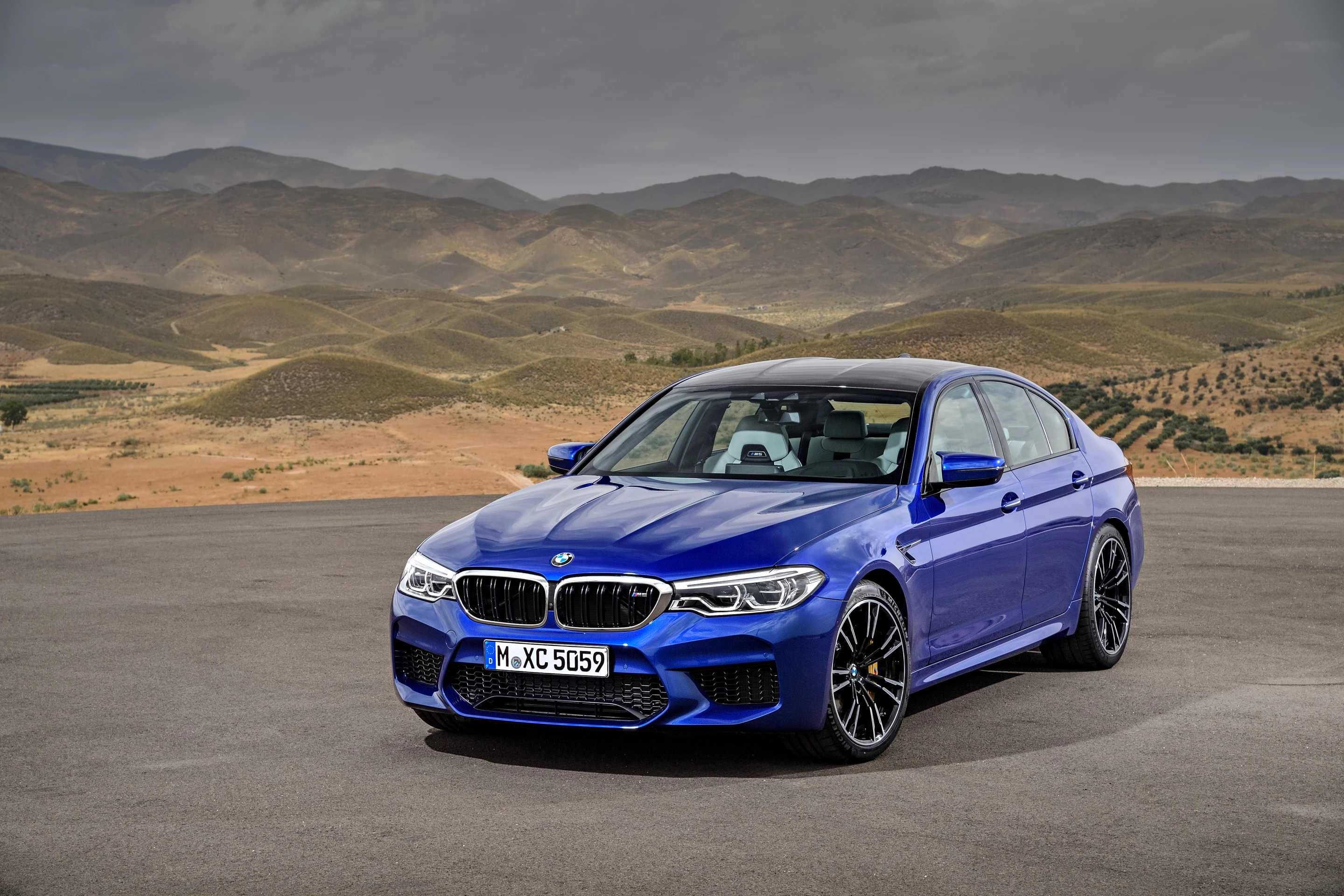 The M5 isn't subtle, but it's also more pared back than some of its rivals