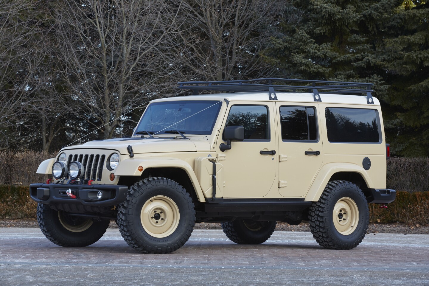 The Wrangler Africa is ready for safari