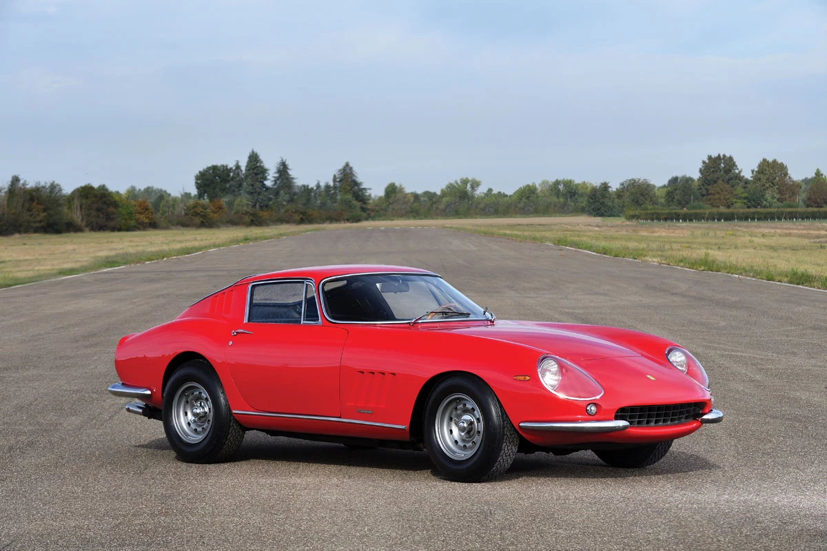 The top seller of the auction was this 1966 Ferrari 275 GTB/6C Alloy, the first of just seven built, which sold for €3,416,000 ( $3,623,011)