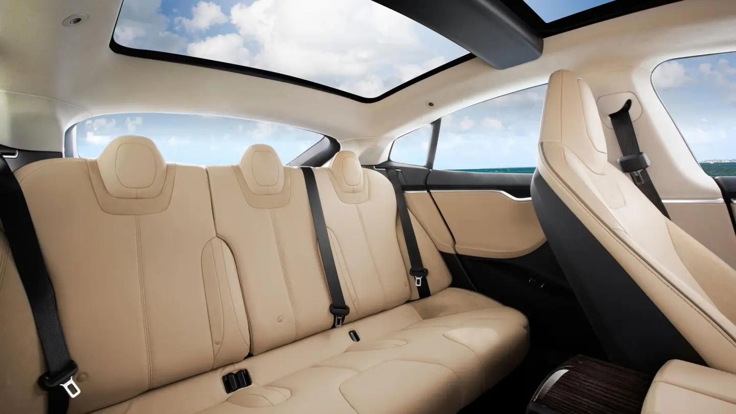 The Model S holds 5 adults comfortably (Photo: Tesla)