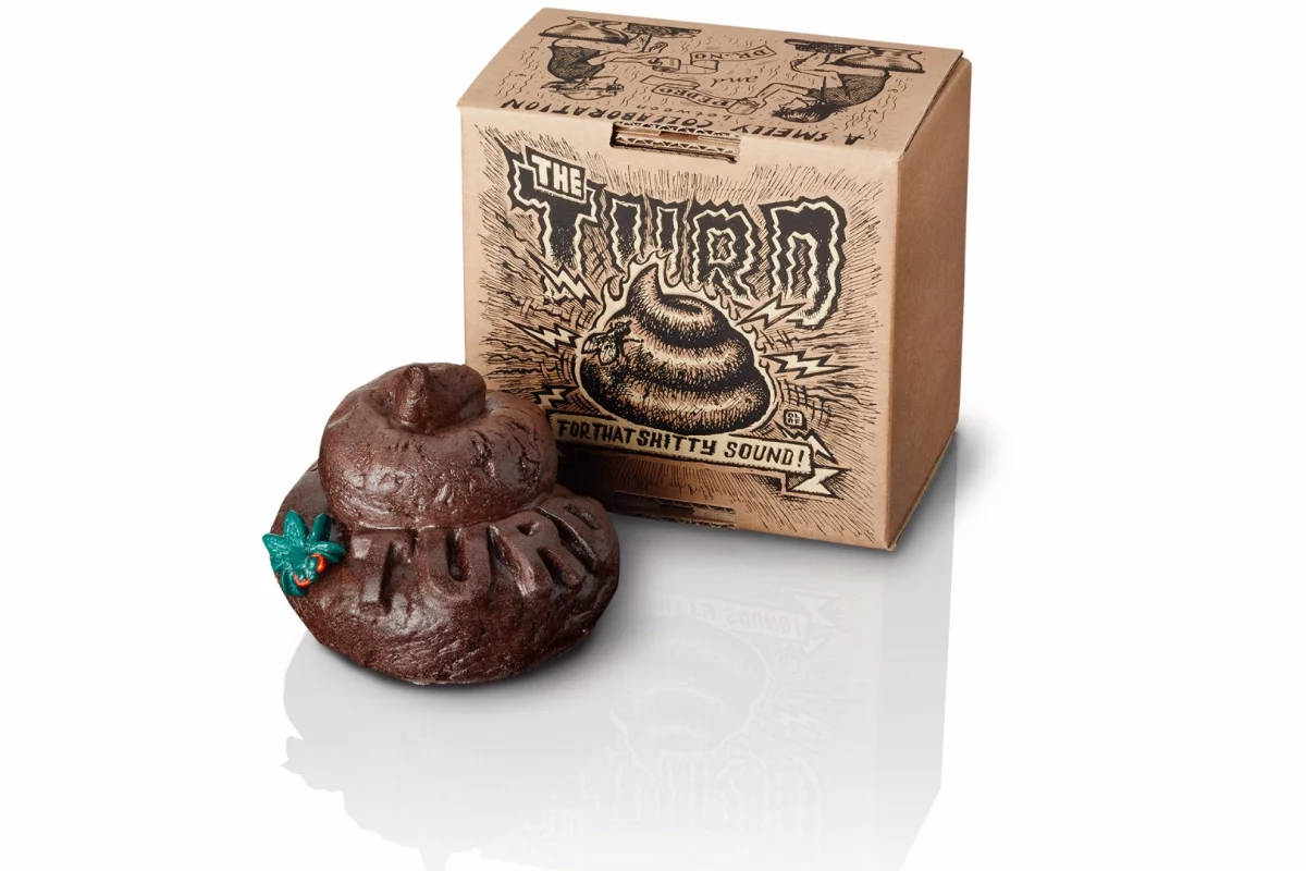 Possibly the strangest guitar effects pedal we've ever seen: the Turd from Dr No Effects