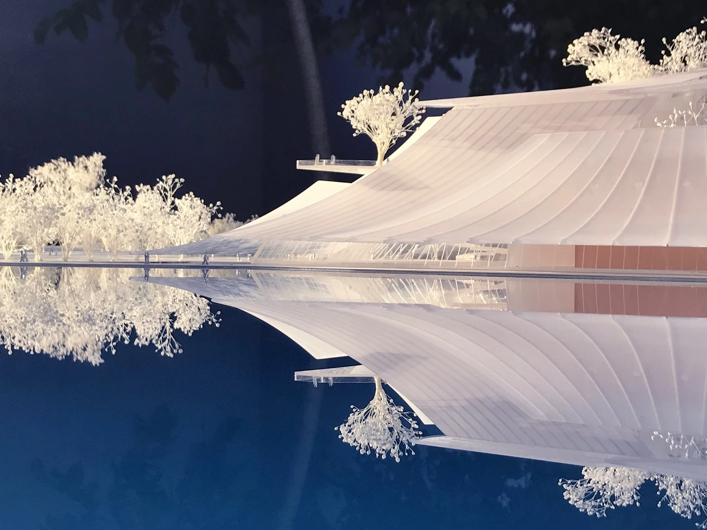Architectural model of the Yiwu Grand Theater