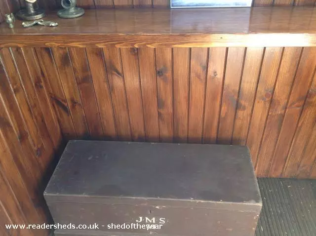 The Maggie Ewing is a renovated ex-boat wheelhouse