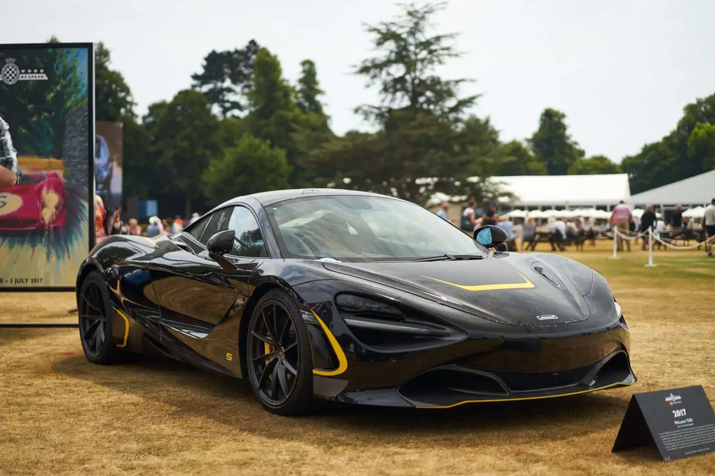 A McLaren 720S on show at the 2018 Goodwood Festival of Speed Silver Jubilee display