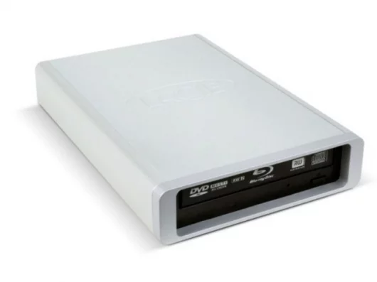 The LaCie d2 Blu-ray drive