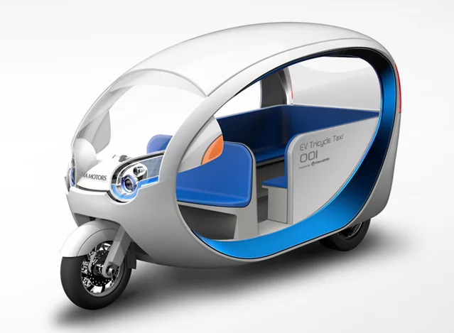 Terra Motors' EV Tricycle Taxi hopes to improve air quality in cities in Southeast Asia