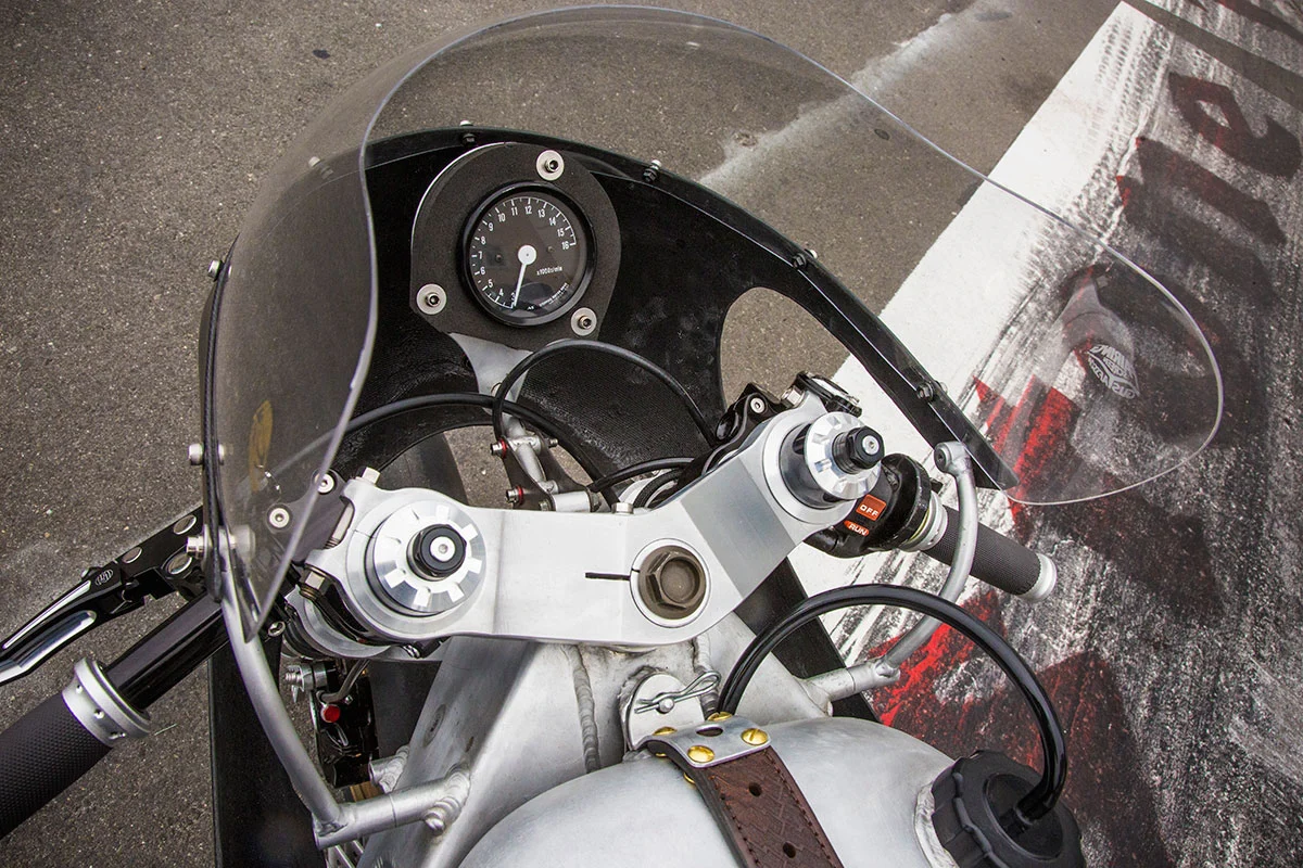 Just a tachometer is all the 2 Stroke Attack needs
