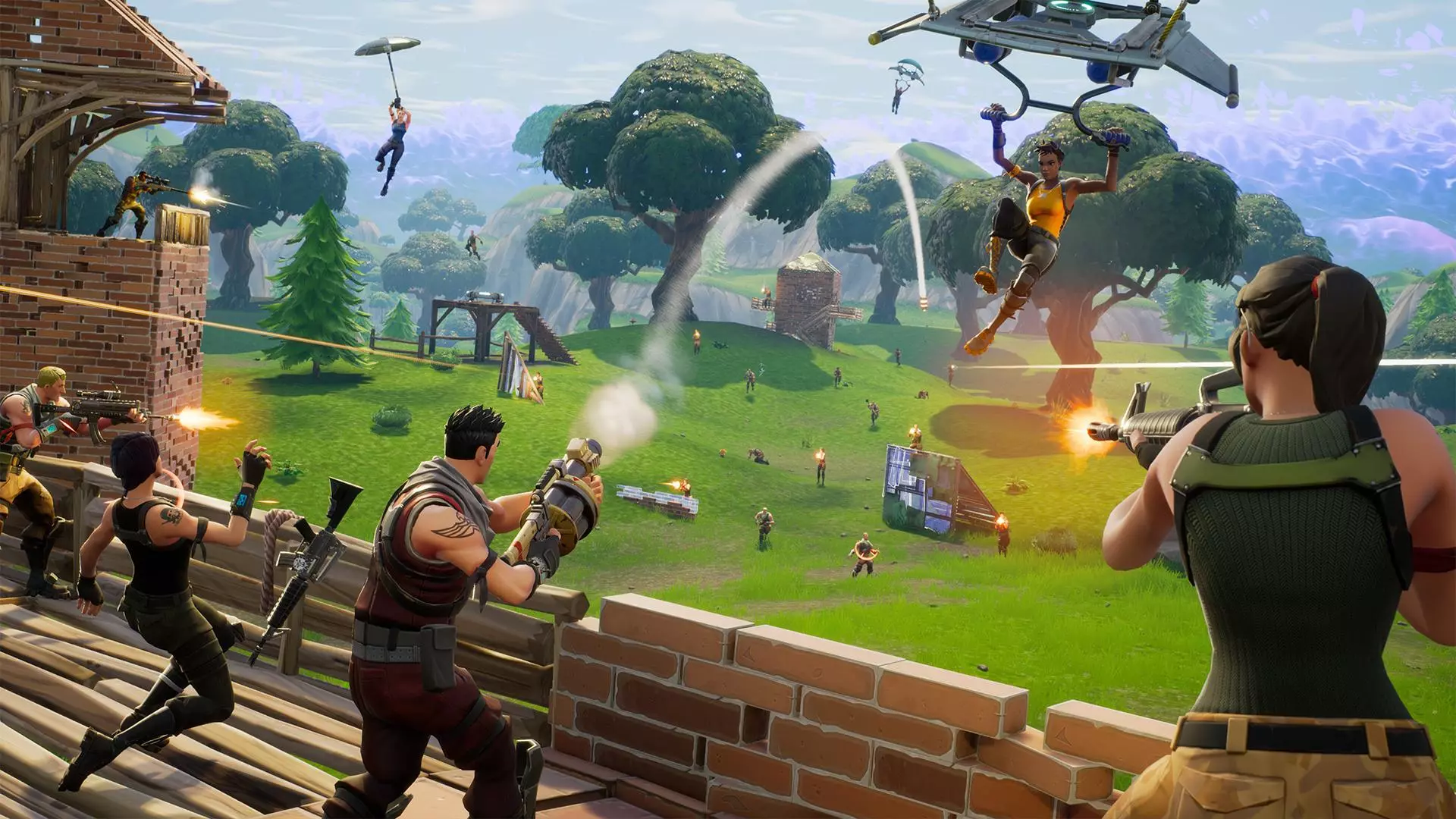 Fortnite is fun enough alone, but it's an unabashed joy to play with others