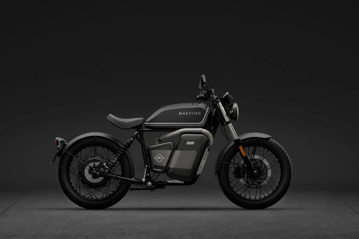 Maeving's new limited edition cafe racer, the RM1S Blackout