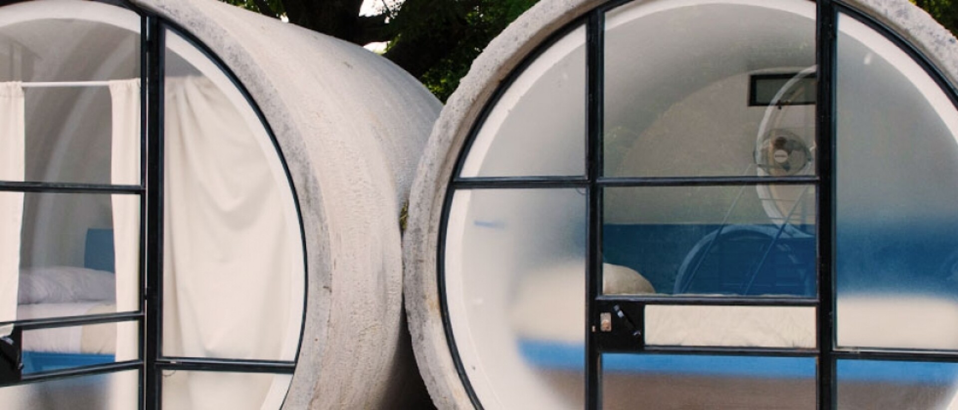 Mexico's recycled concrete tube hotel