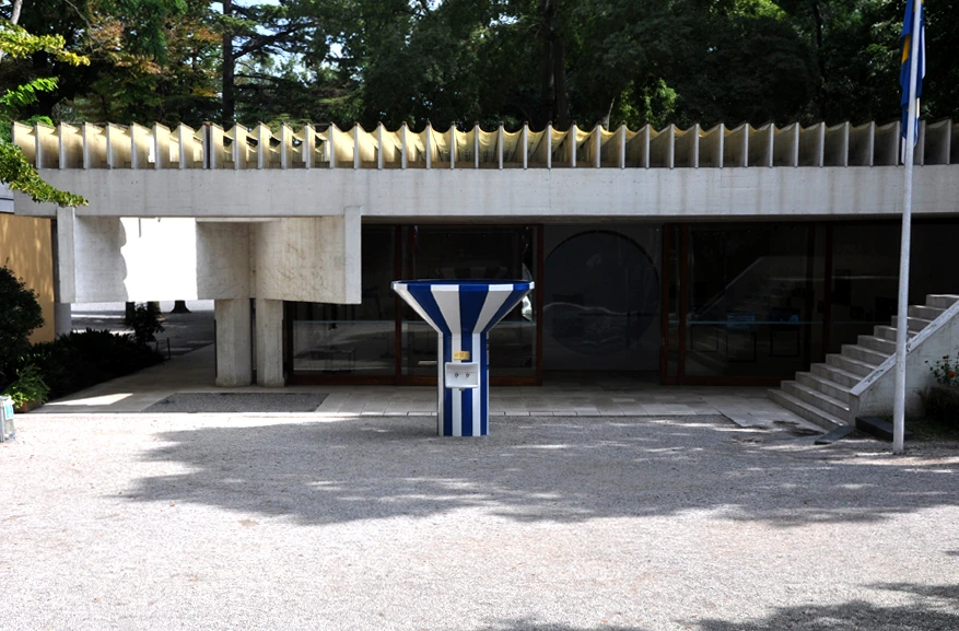 Swedish for Kuwait: model of water towers from the 70's (Photo: Edoardo Campanale)