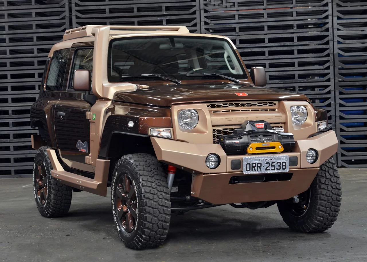 The new Troller T4 off-road special edition greets the world with a winch, snorkel and reinforced bumper