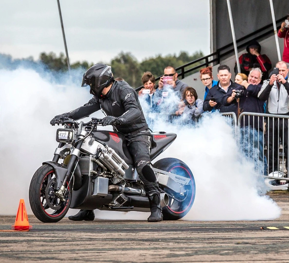 This must be the easiest bike to do a burnout on