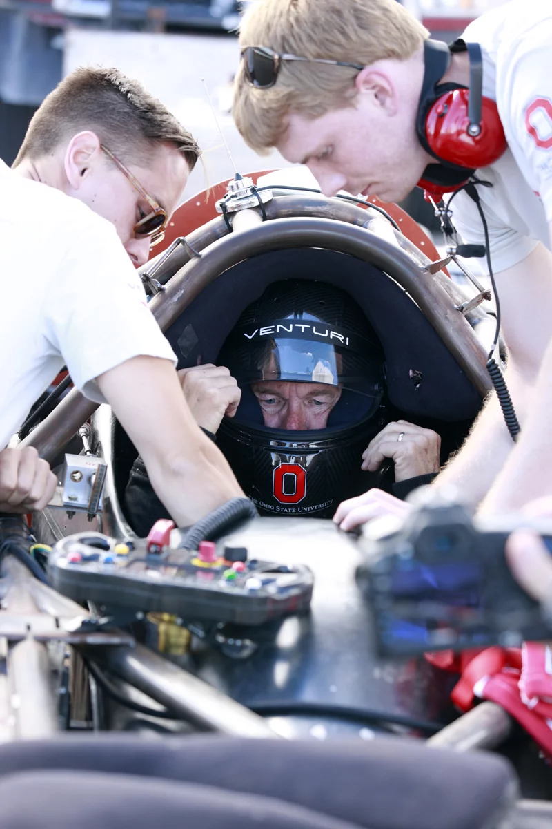 View of the driver's seat (Photo: Denis Boussard/Venturi Automobiles)