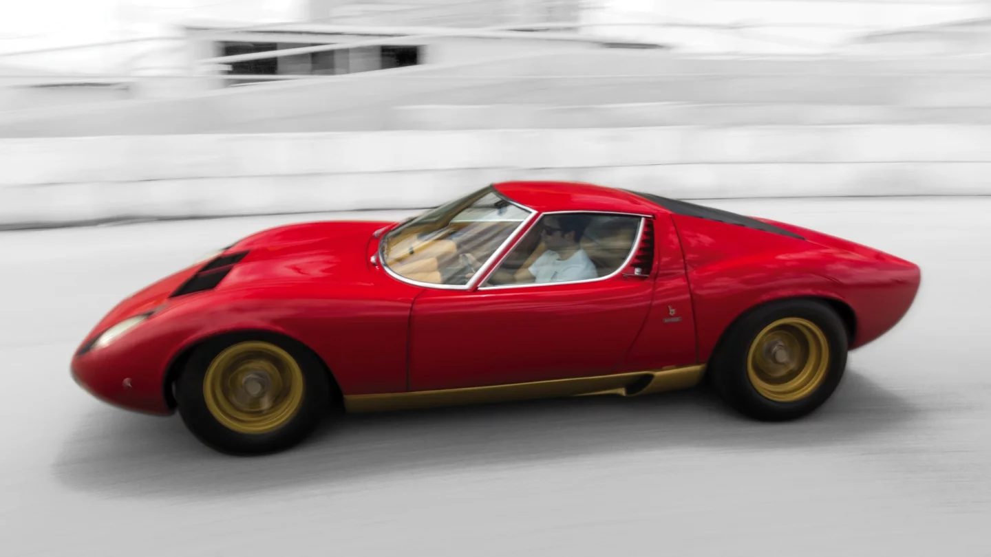 This 1971 Lamborghini Miura P400 SV is estimated to sell for between $2,200,000 and $2,600,000