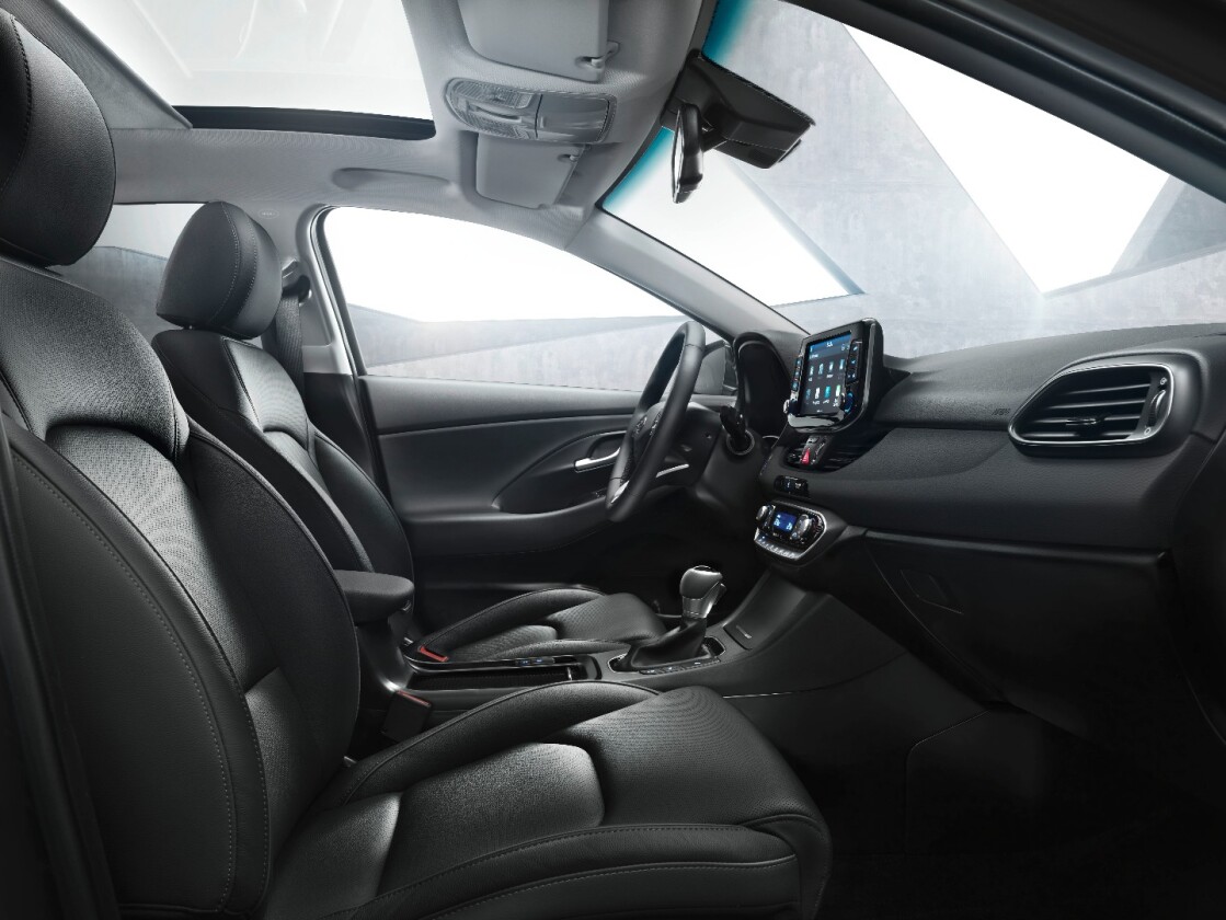 The quality focus of the i30 hatch's interior has carried over to the Tourer