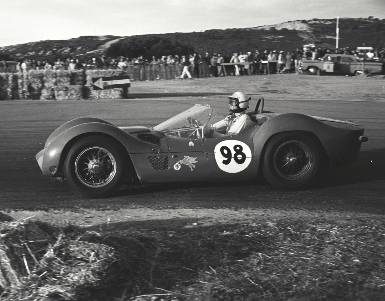 Carroll during his racing career
