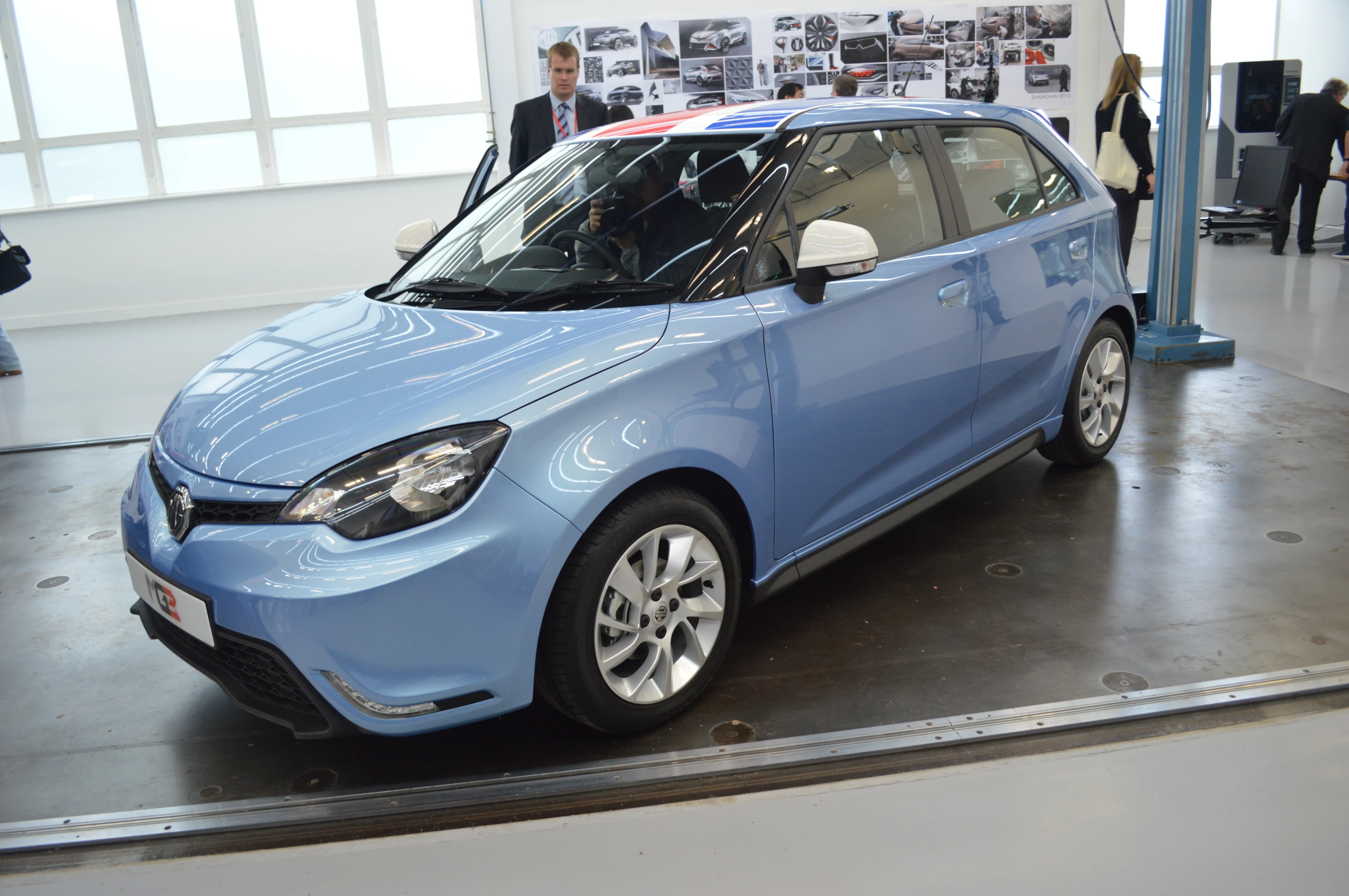 MG unveils its MG3 hatchback (Photo: Gizmag)