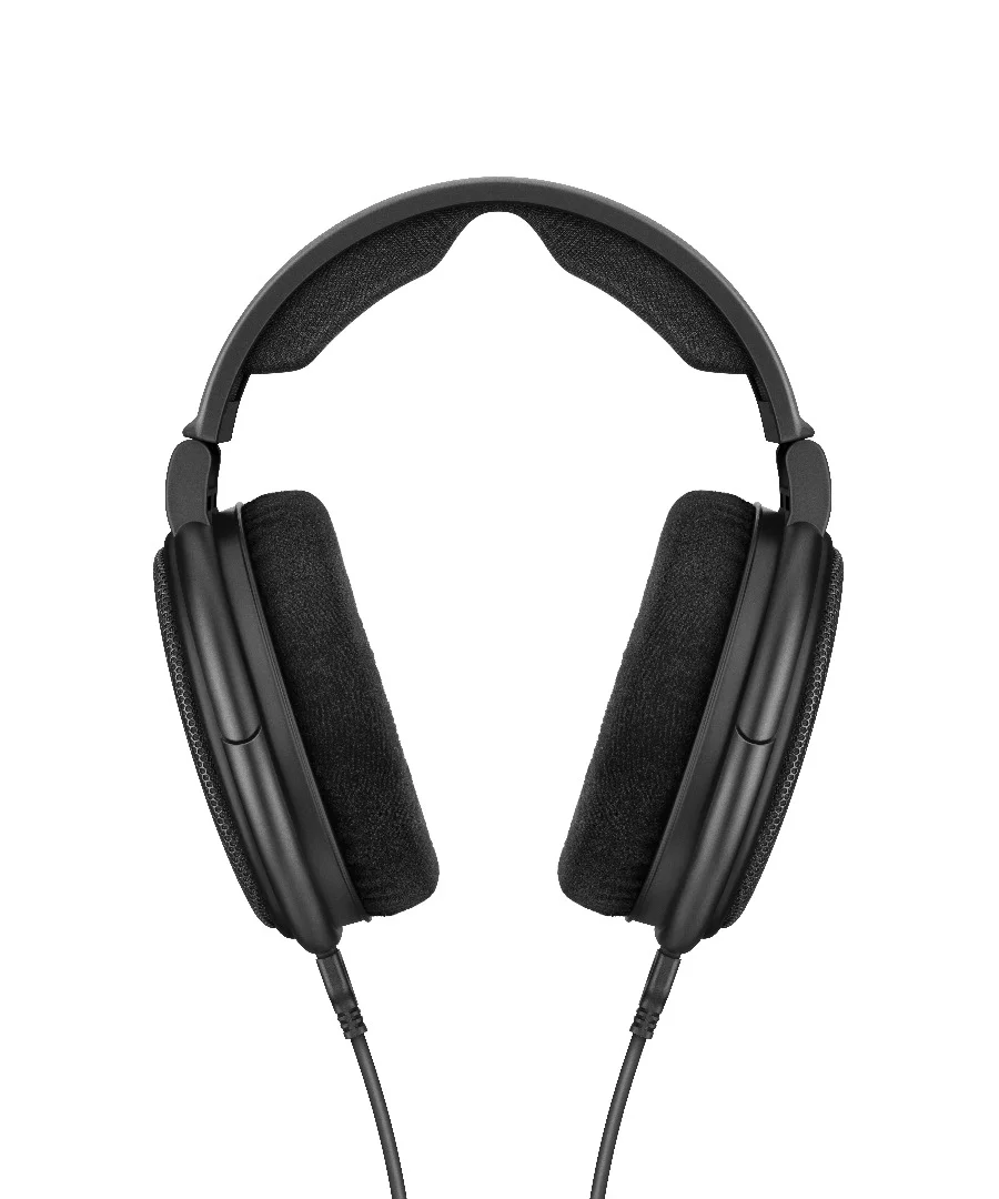 The HD 660 S headphones feature elliptical ear cups with replaceable ear cushions and thick padding on the headband for long-haul listening comfort
