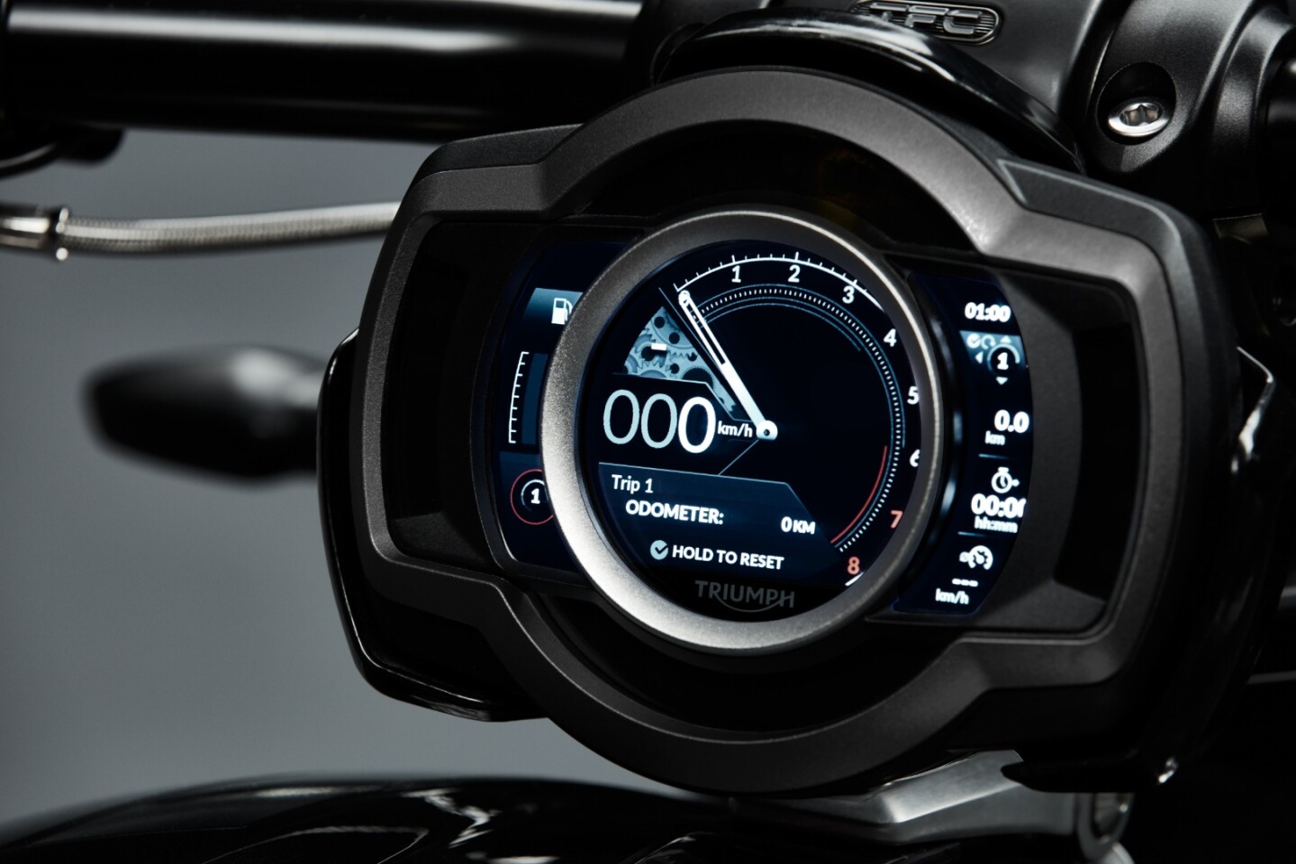 A new TFT dash – Triumph's dashes lately have been very dashing