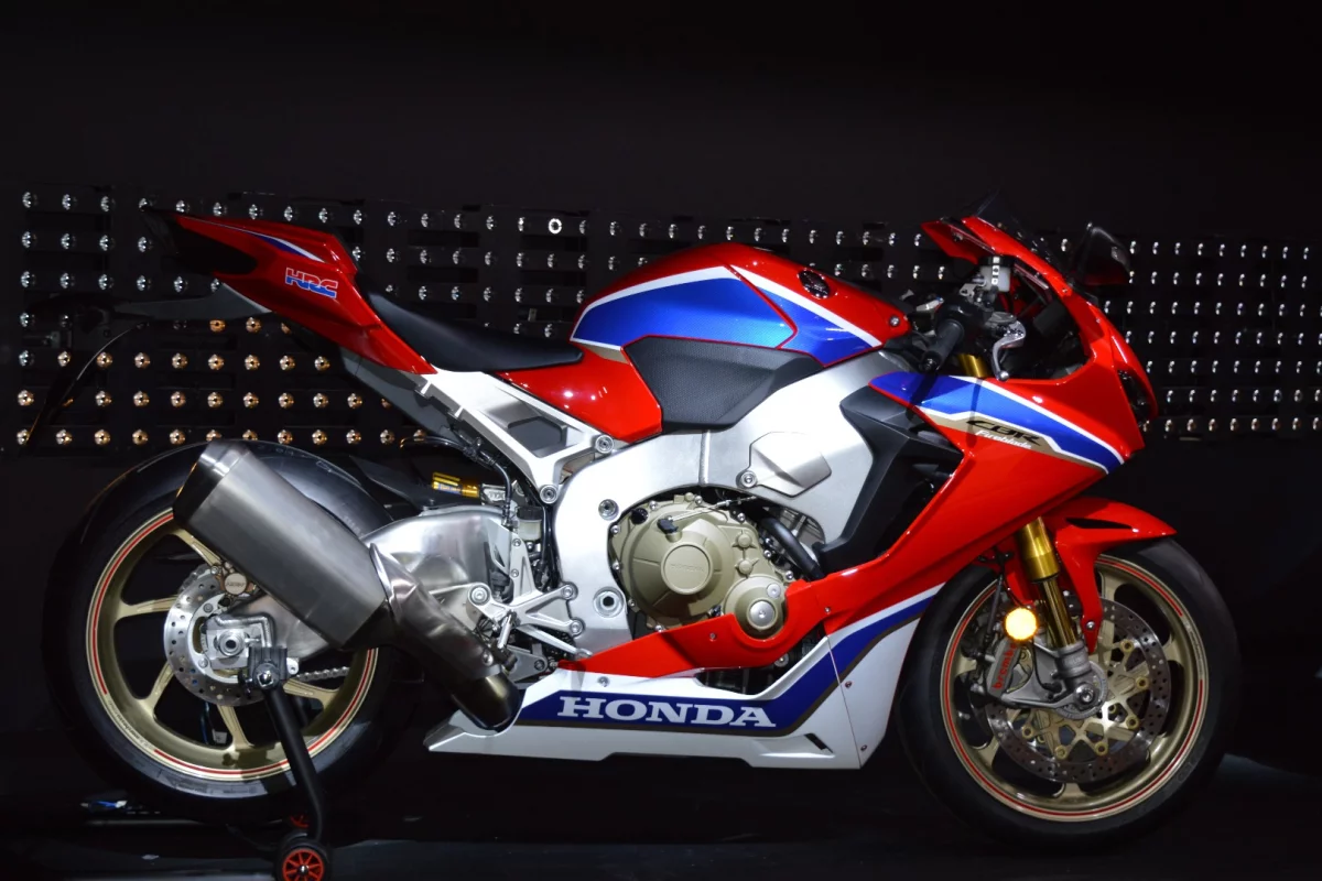 The Honda CBR1000RR Fireblade SP2 at the Intermot unveiling