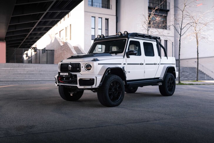 No Geneva Motor Show this year, but that didn't stop Brabus from revealing a high-riding, overpowered G-Class super-truck