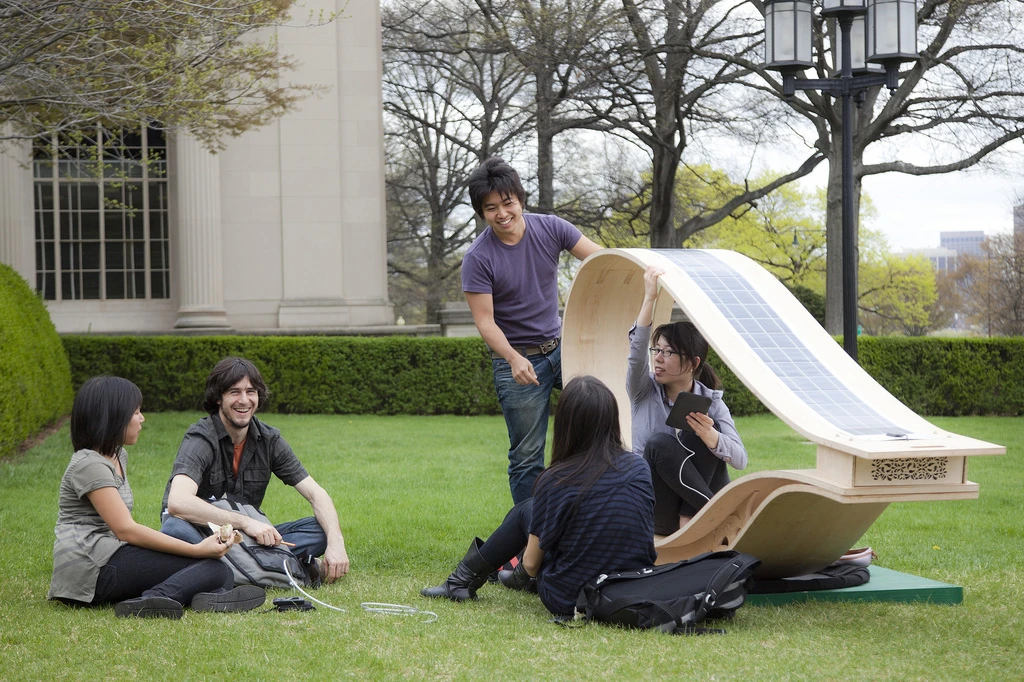 The SOFT Rocker being used for work, rest and play